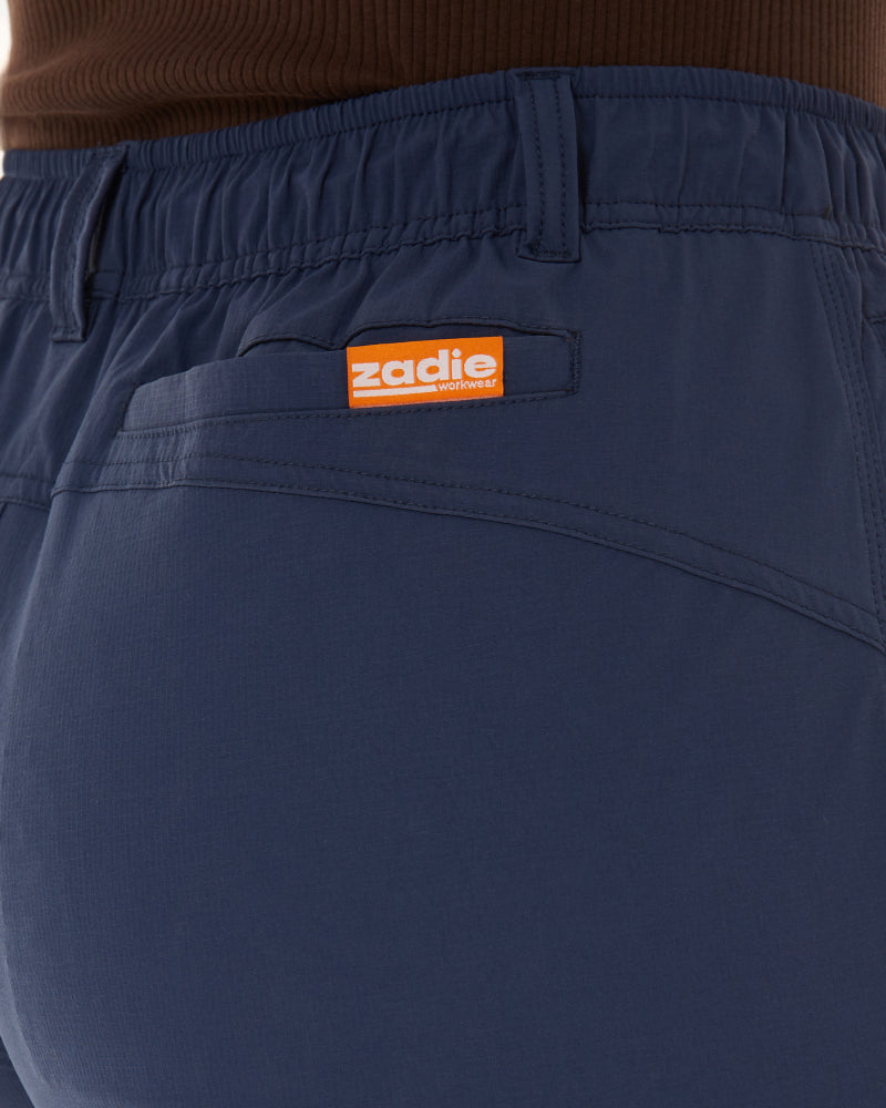 Zadie Workwear The Grind Overall in black, offering full-body coverage and multiple pockets.