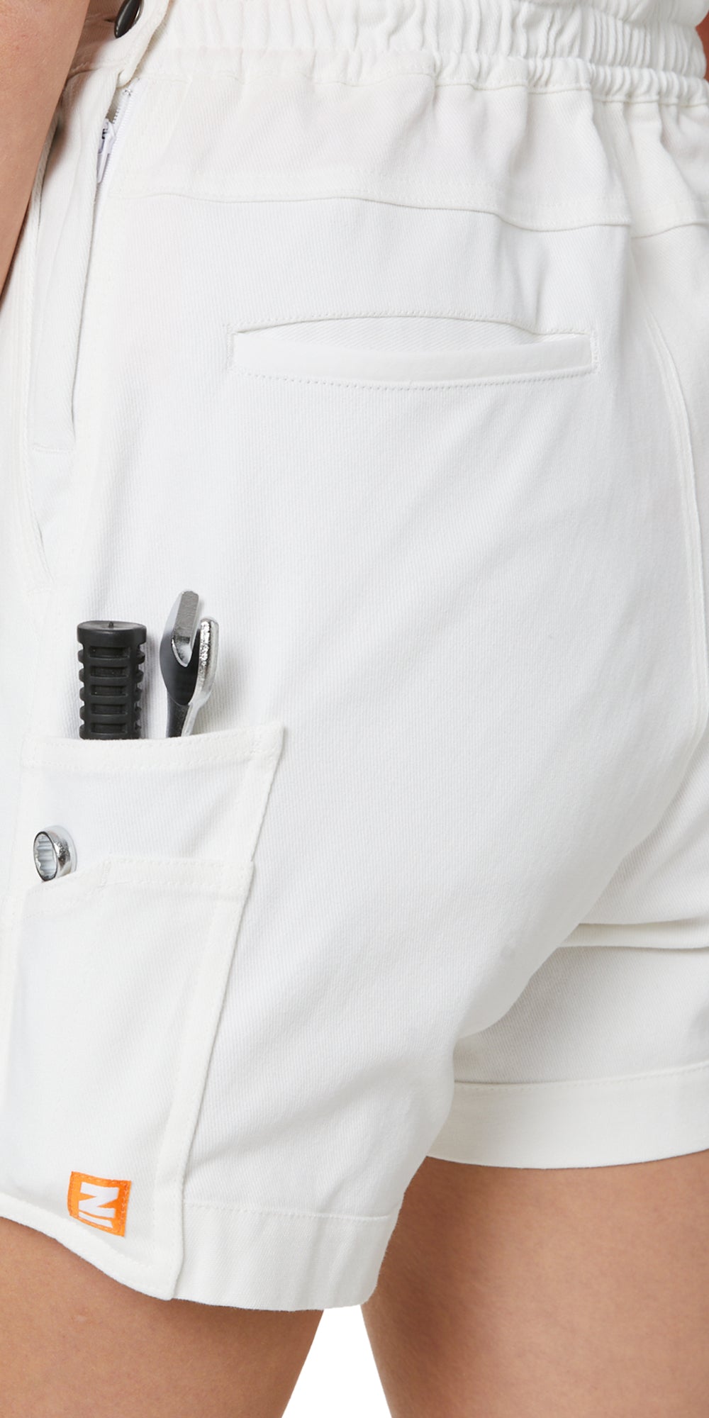 The Grind Shortall - White