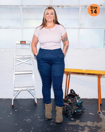 The Workz Pant - Navy