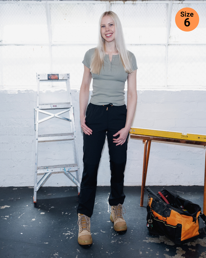 Z-Lite Comfort with 4 Way Stretch Pant - Black