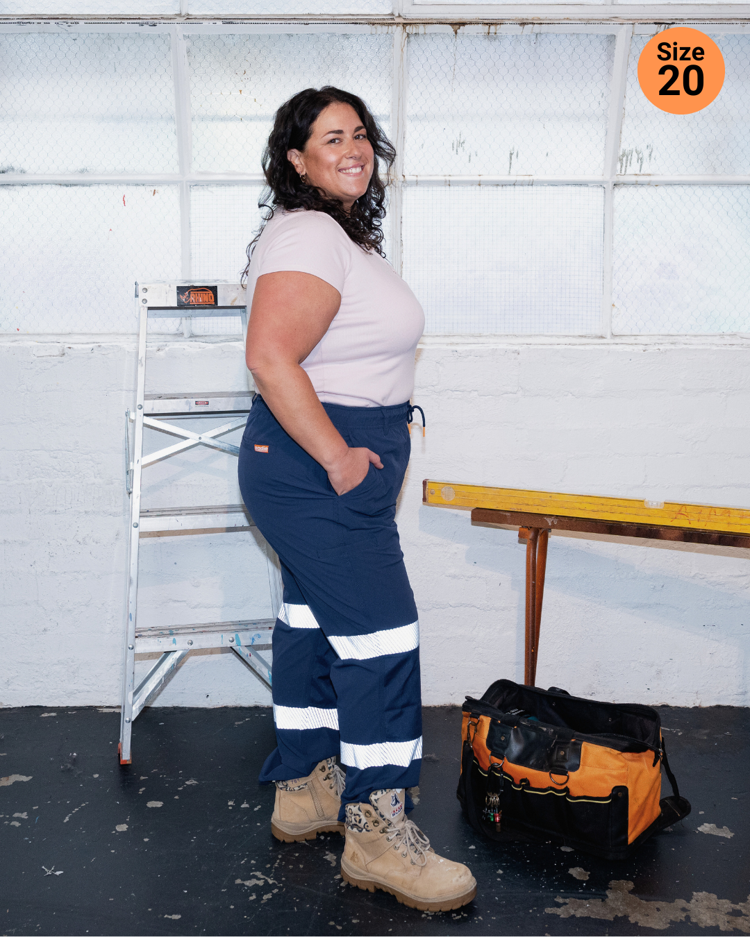 Z-Lite Comfort with 4 Way Stretch Pant - Navy Taped