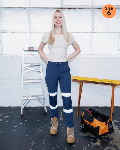 Z-Lite Comfort with 4 Way Stretch Pant - Navy Taped