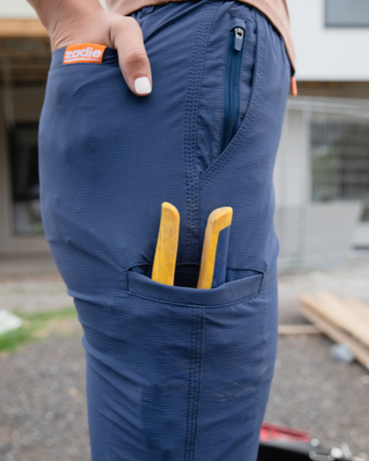 Z-Lite Comfort with 4 Way Stretch Pant in Navy Taped