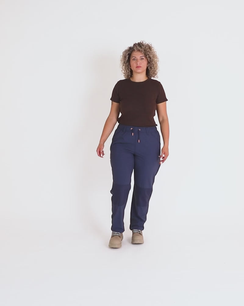 Z-Lite Comfort with 4 Way Stretch Pant in Navy – Zadie Workwear